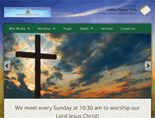 Tablet Screenshot of parklandbaptist.ca